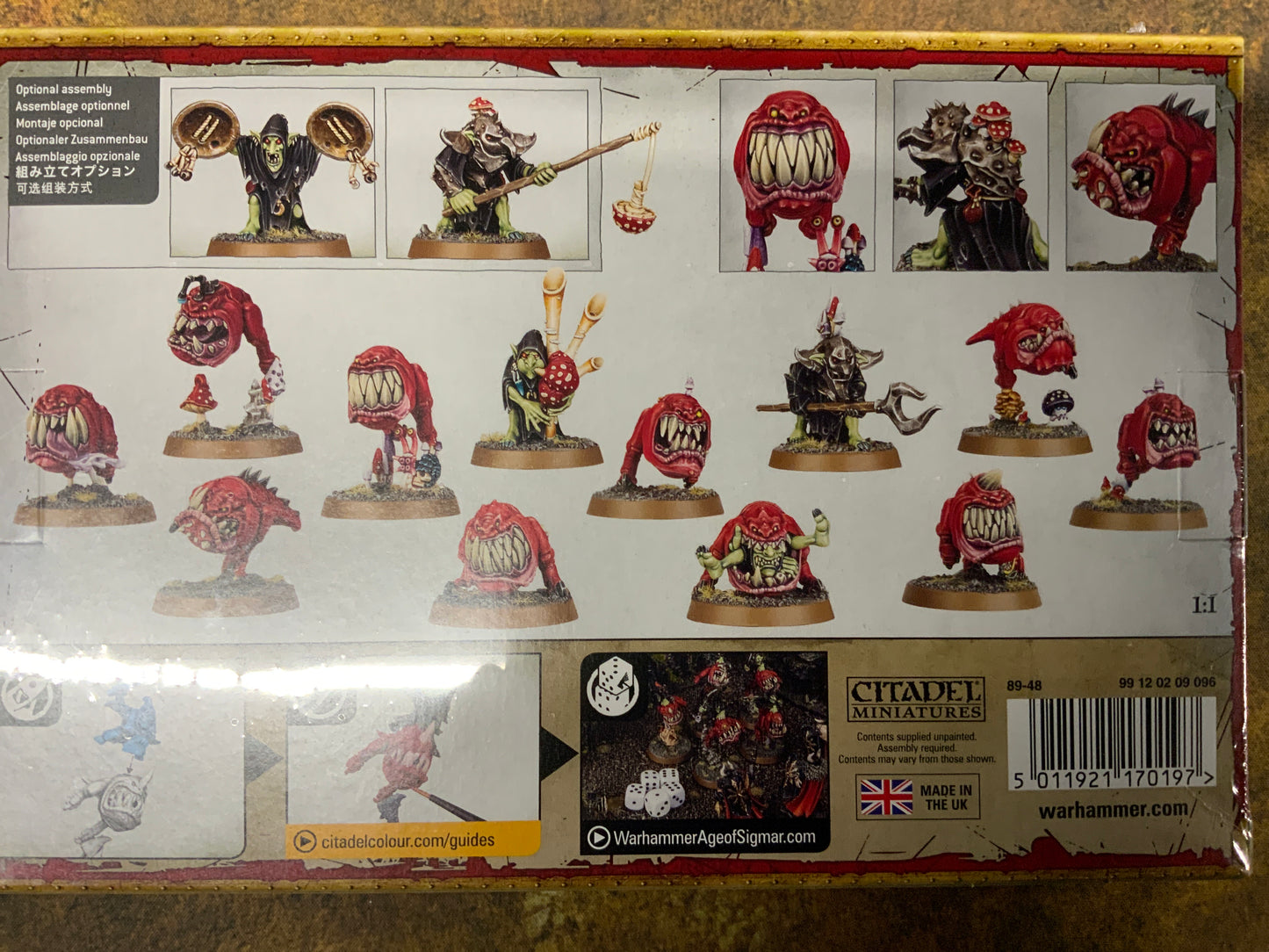 Warhammer Age Of Sigmar Gloomspite Gitz Squig Herd