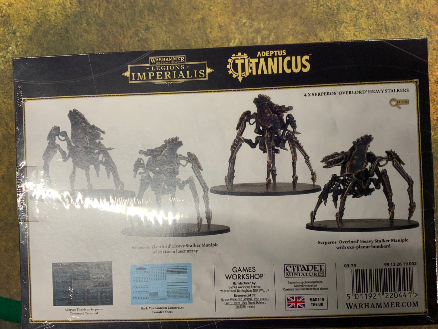 Warhammer Legions Imperialis Dark Mechanicum Serpos ‘Overlord’ Heavy Stalkers