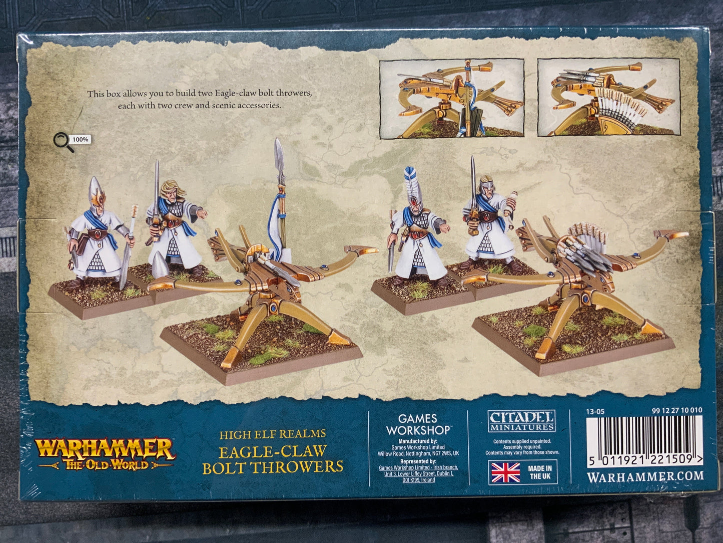 Warhammer Old World High Elf Realms Eagle-Claw Bolt Throwers
