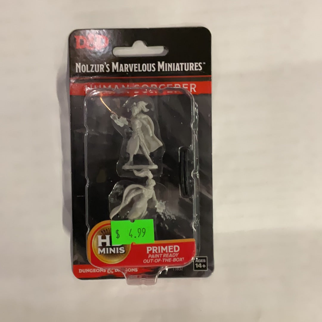 D&D Nolzur’s Marvelous Miniature Female Human Sorcerer