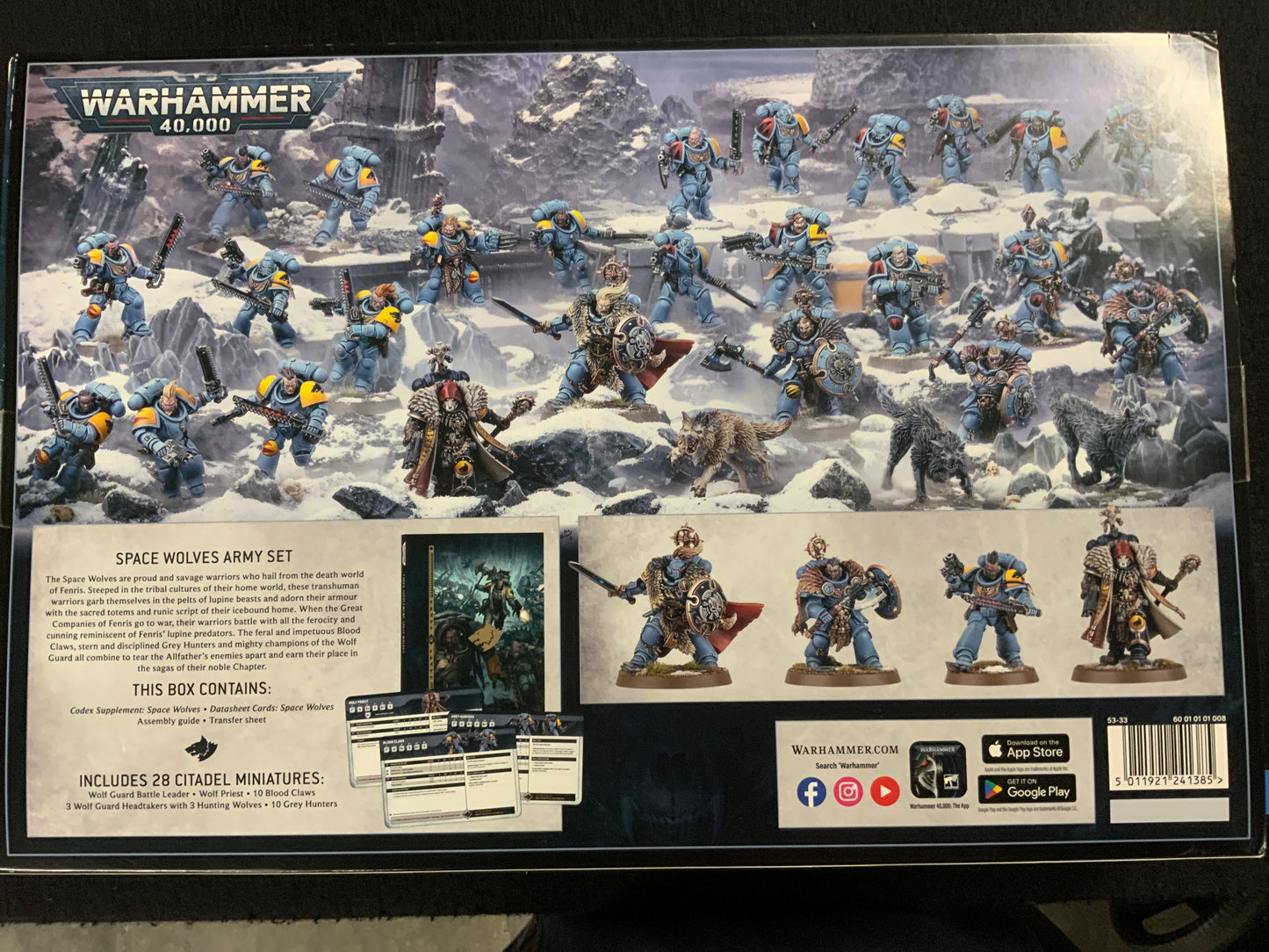 Warhammer 40,000 Space Wolves Army Set 10Th Edition