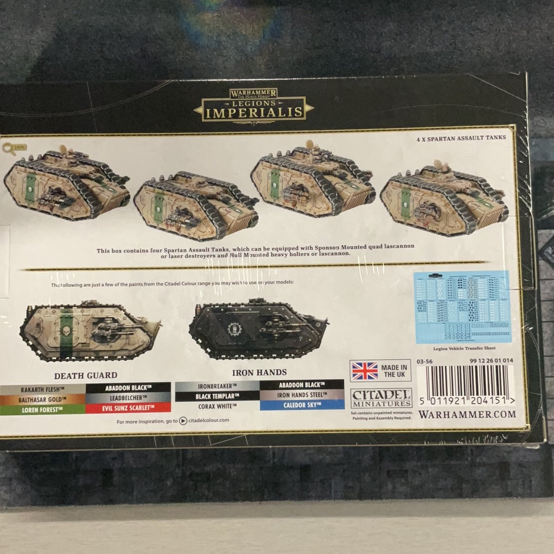 Warhammer, The Horus Hersey, Spartan Assault Tanks