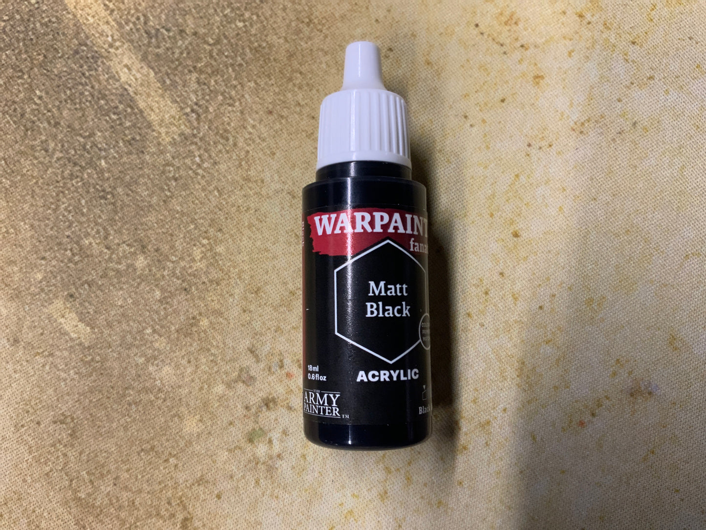 Warpaints Fanatic Acrylic Matt Black WP3001