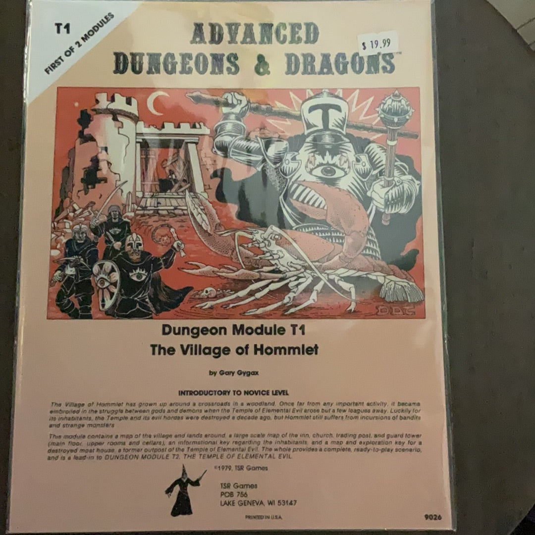 Advanced D&D Dungeon Module T1
