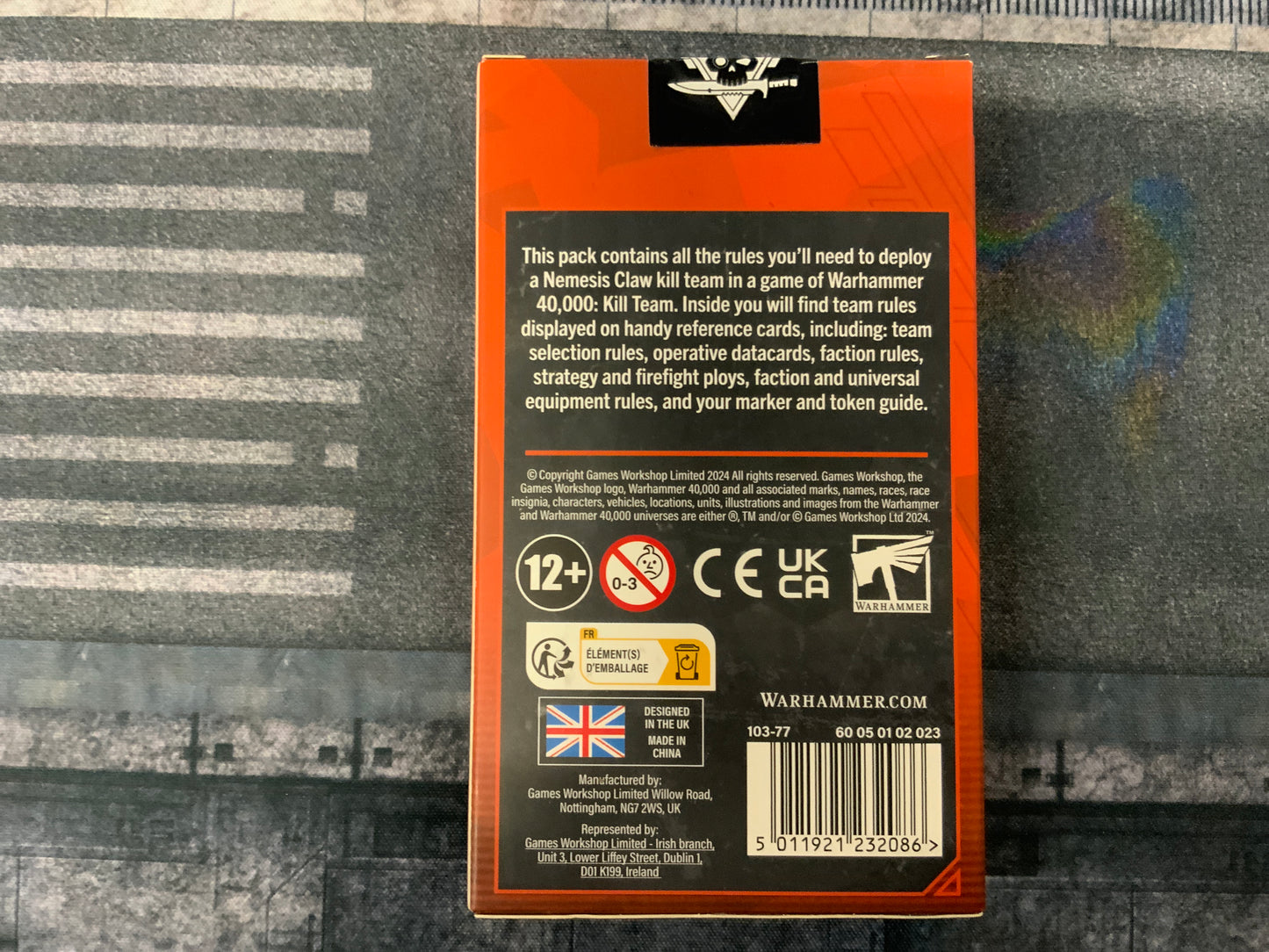 Warhammer Kill Team Nemesis Claw Datacards