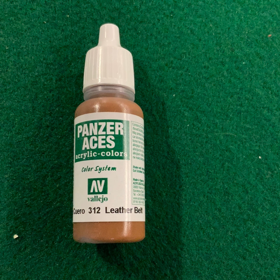 Panzer aces acrylic paint 312 leather belt