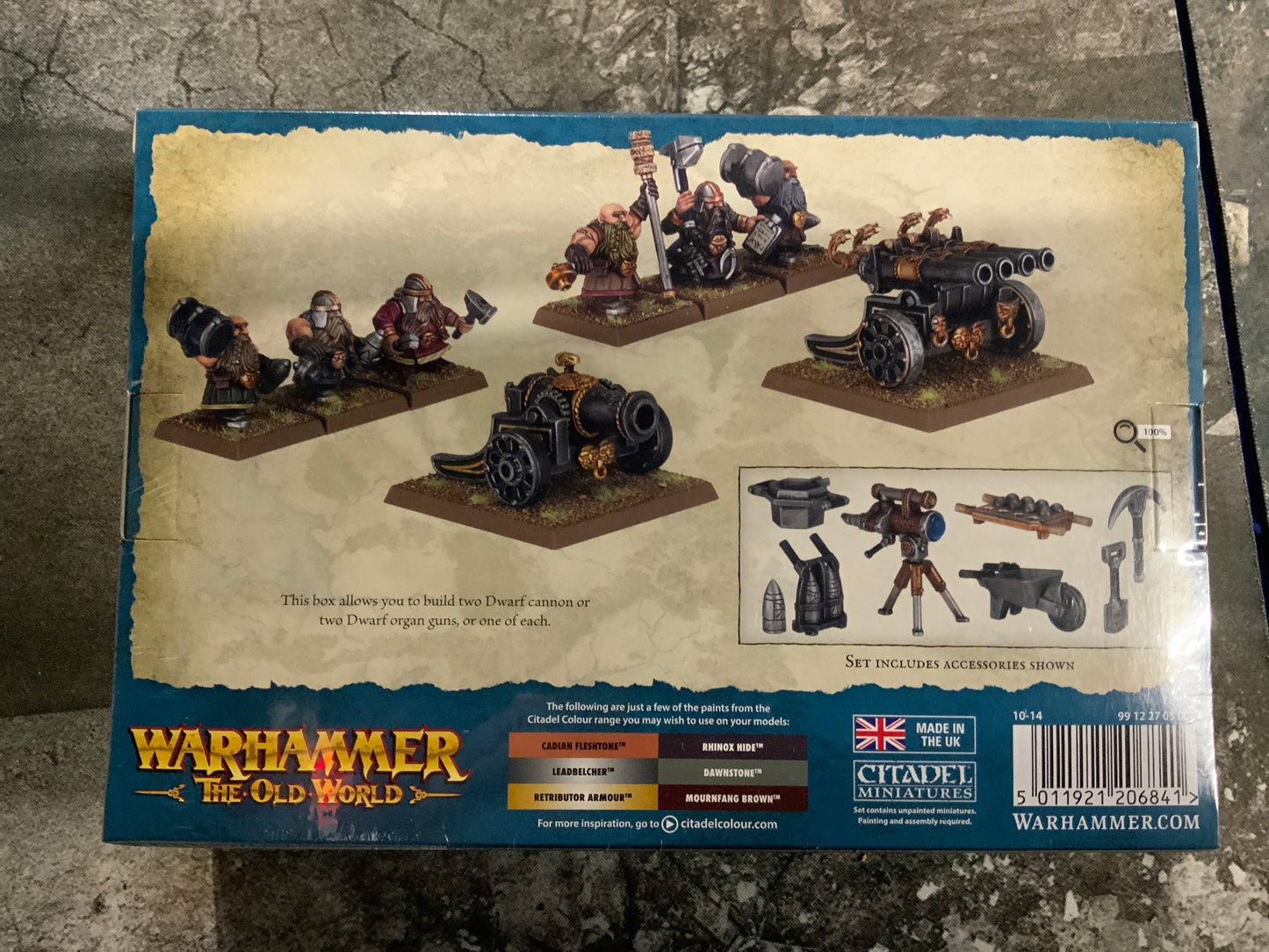 Warhammer Old World Dwarf Cannon & Organ Gun