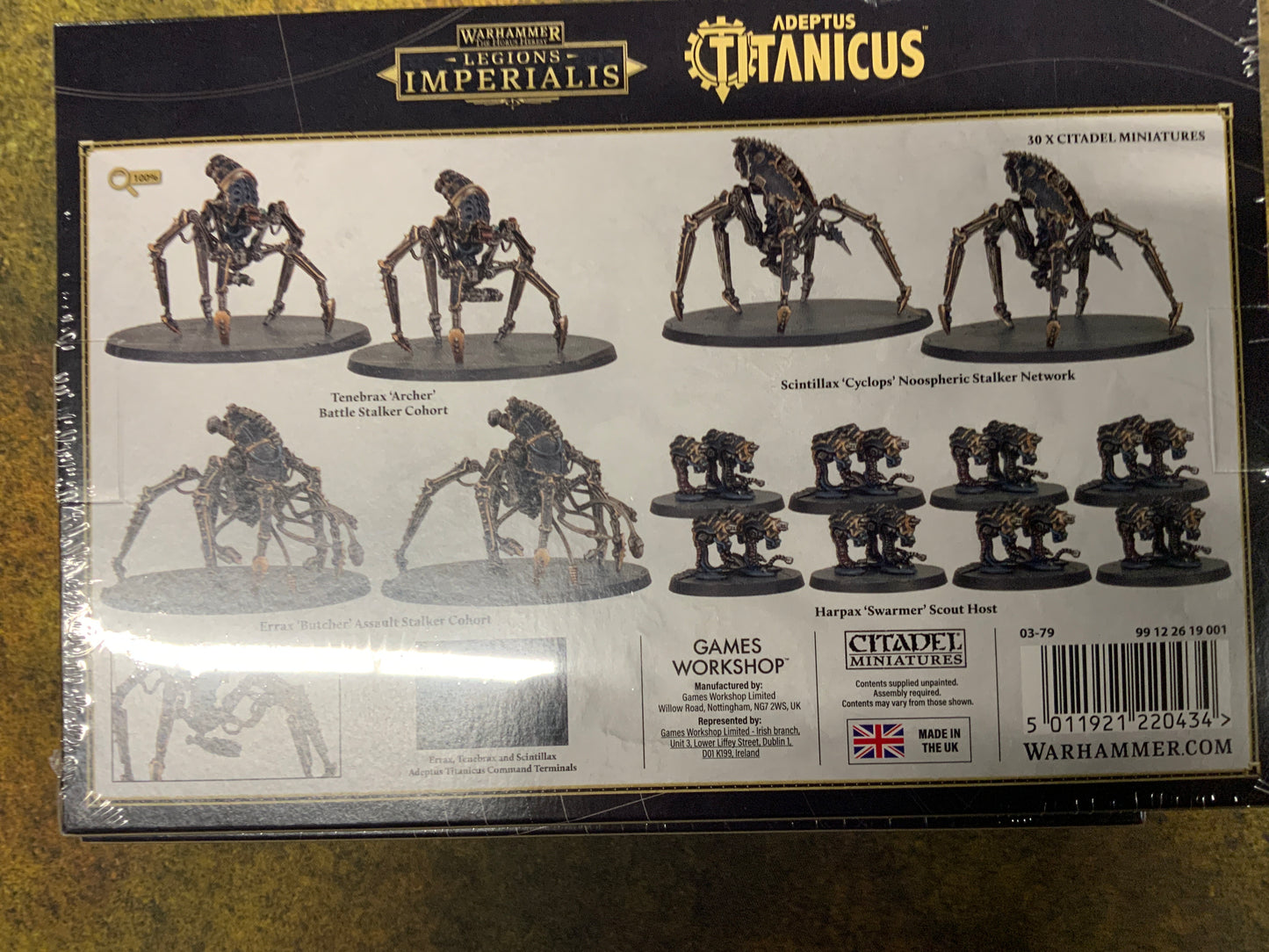 Warhammer Legions Imperialis Dark Mechanicum Stalker Constructs
