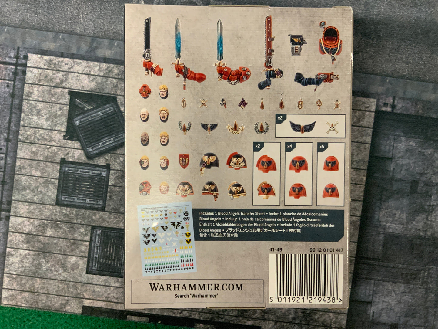 Warhammer40k Blood Angels Upgrades And Transfers