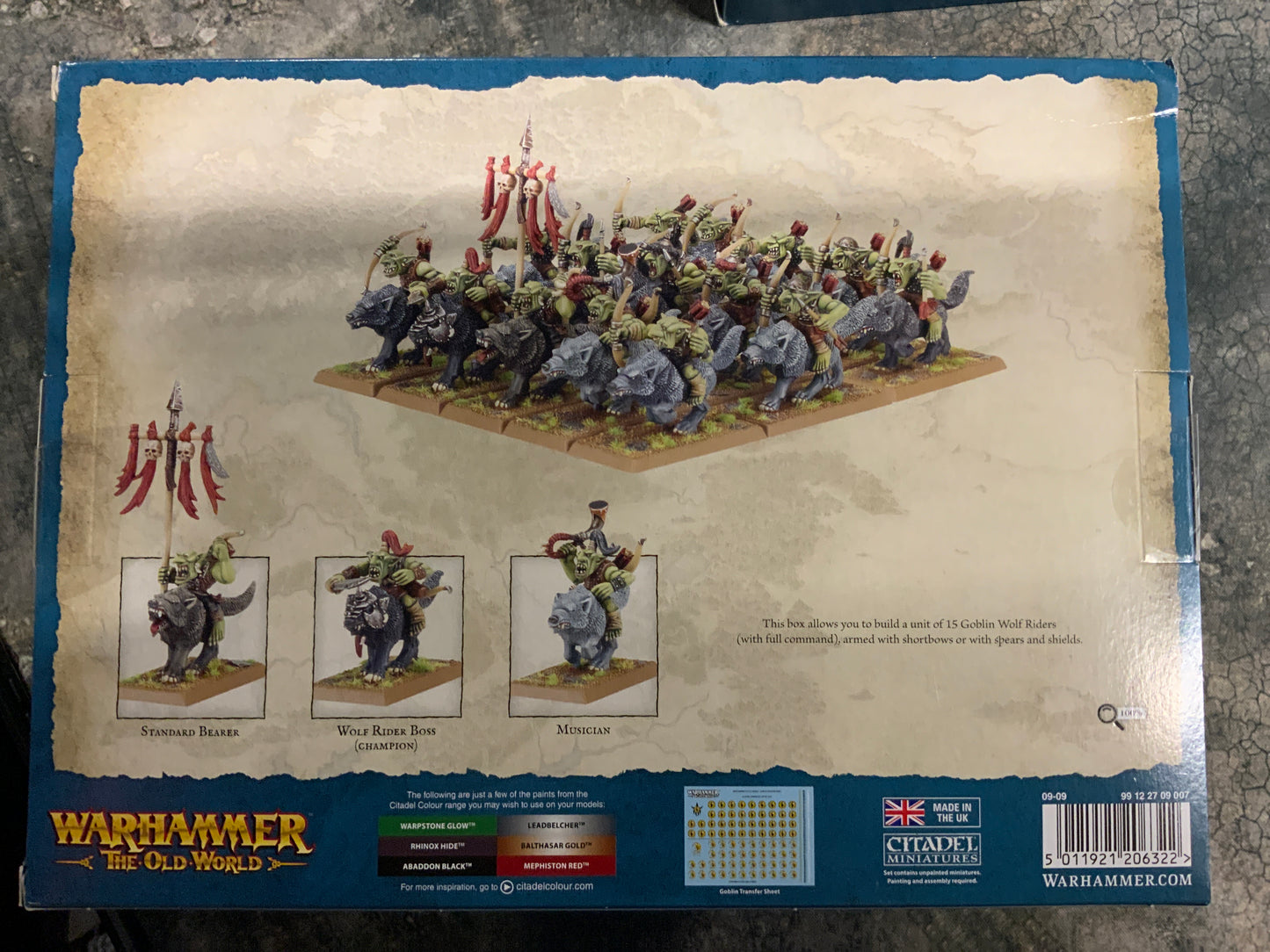 Warhammer The Old War Orc & Goblin Tribes Goblin Wolf Rider Mob