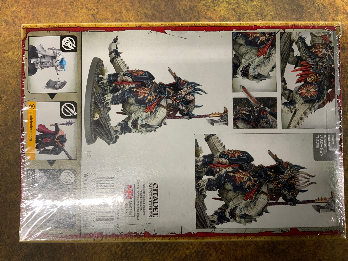 Age of Sigmar: Slaves of Darkness - Chaos Lord on Karkadrak