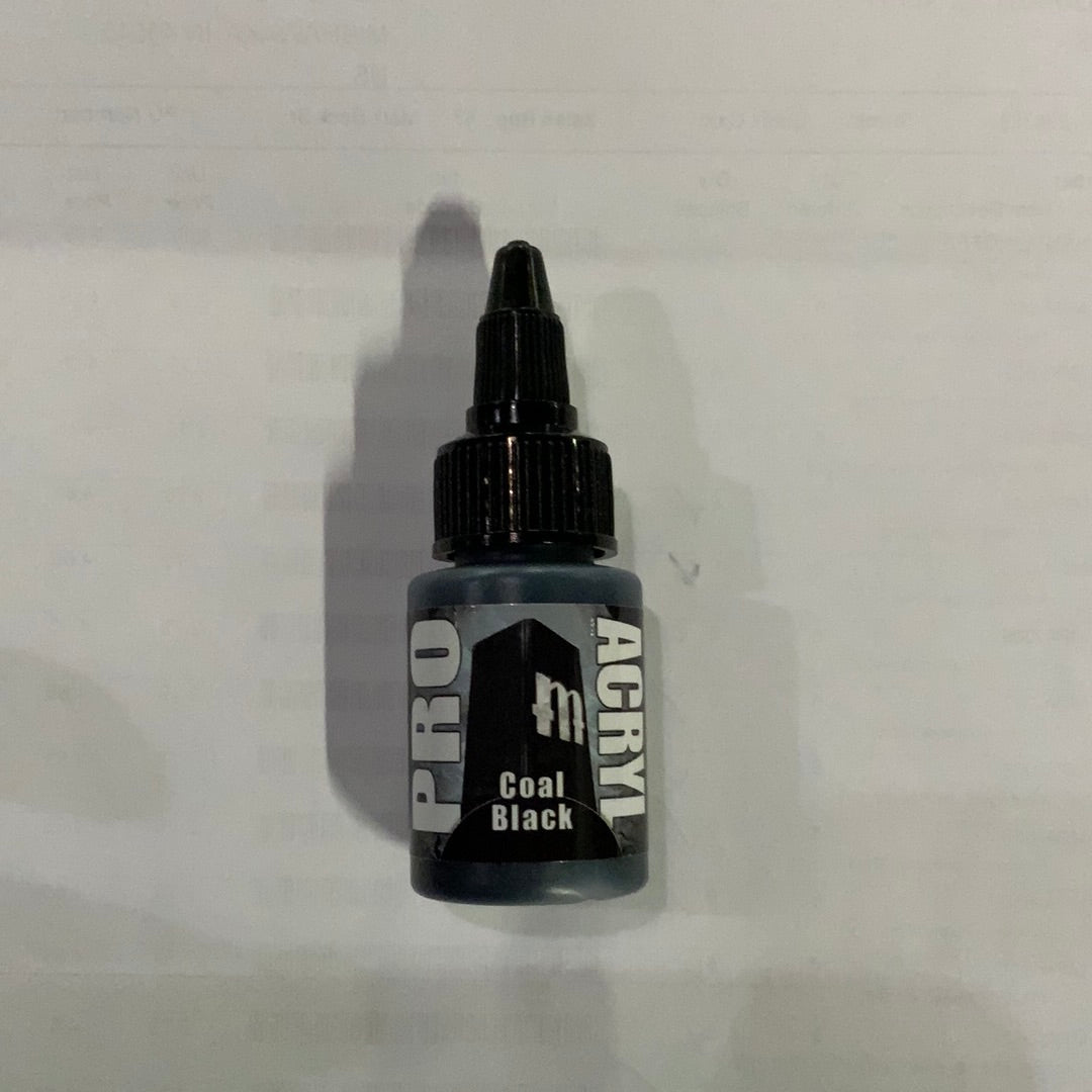 Pro Acryl Coal Black MPA-002