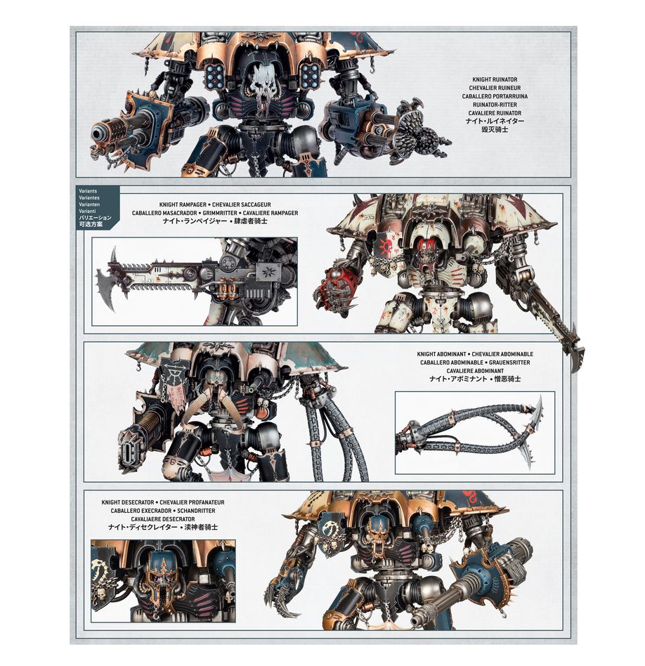 Warhammer 40,000 Chaos Knights Knight Ruinator