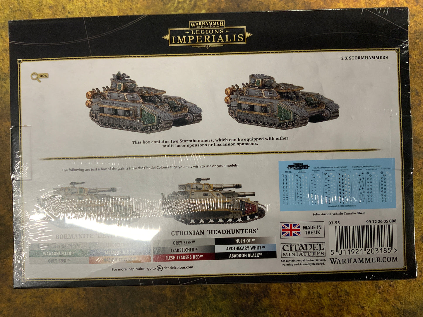 Warhammer Legions Imperialis Solar Auxilia Stormhammers