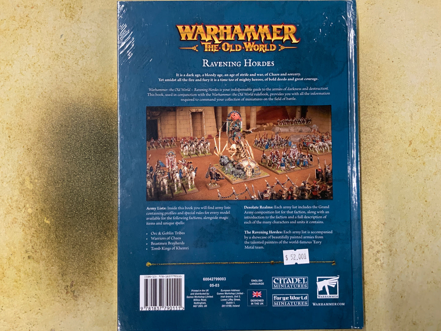 Warhammer The Old World Army Lists For The For Evil Ravening Hordes