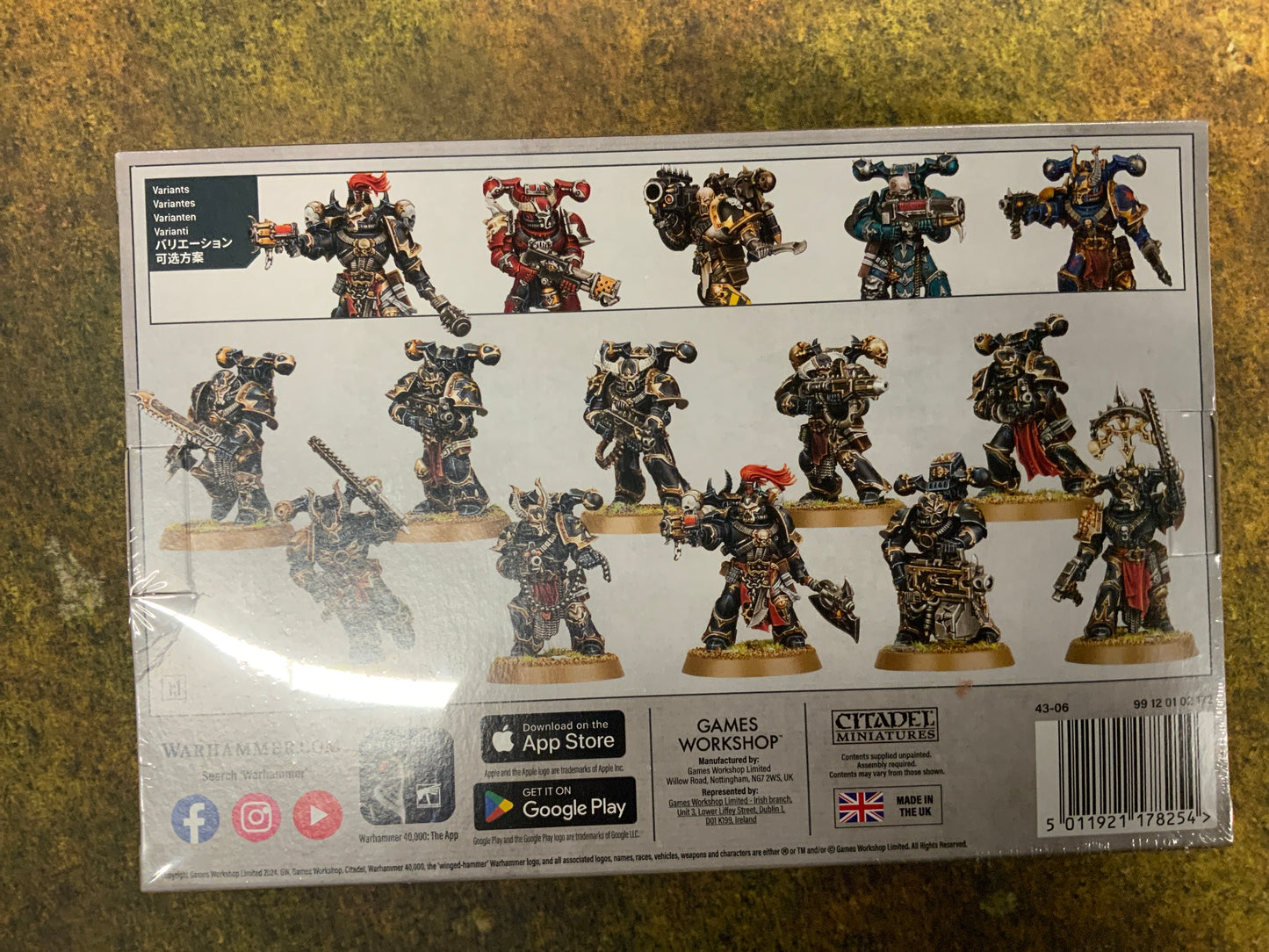 Warhammer 40K Chaos Space Marines Legionaries