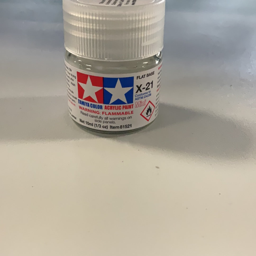 Tamiya color acrylic paint X-21 Flat Badr