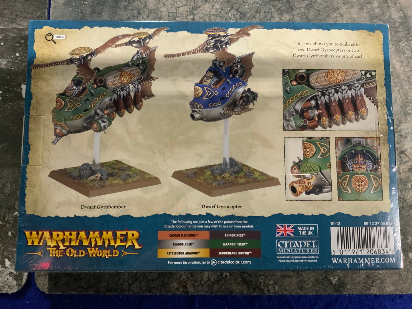Warhammer Old World Dwarfen Mountain Holds Dwarf Gyrocopter