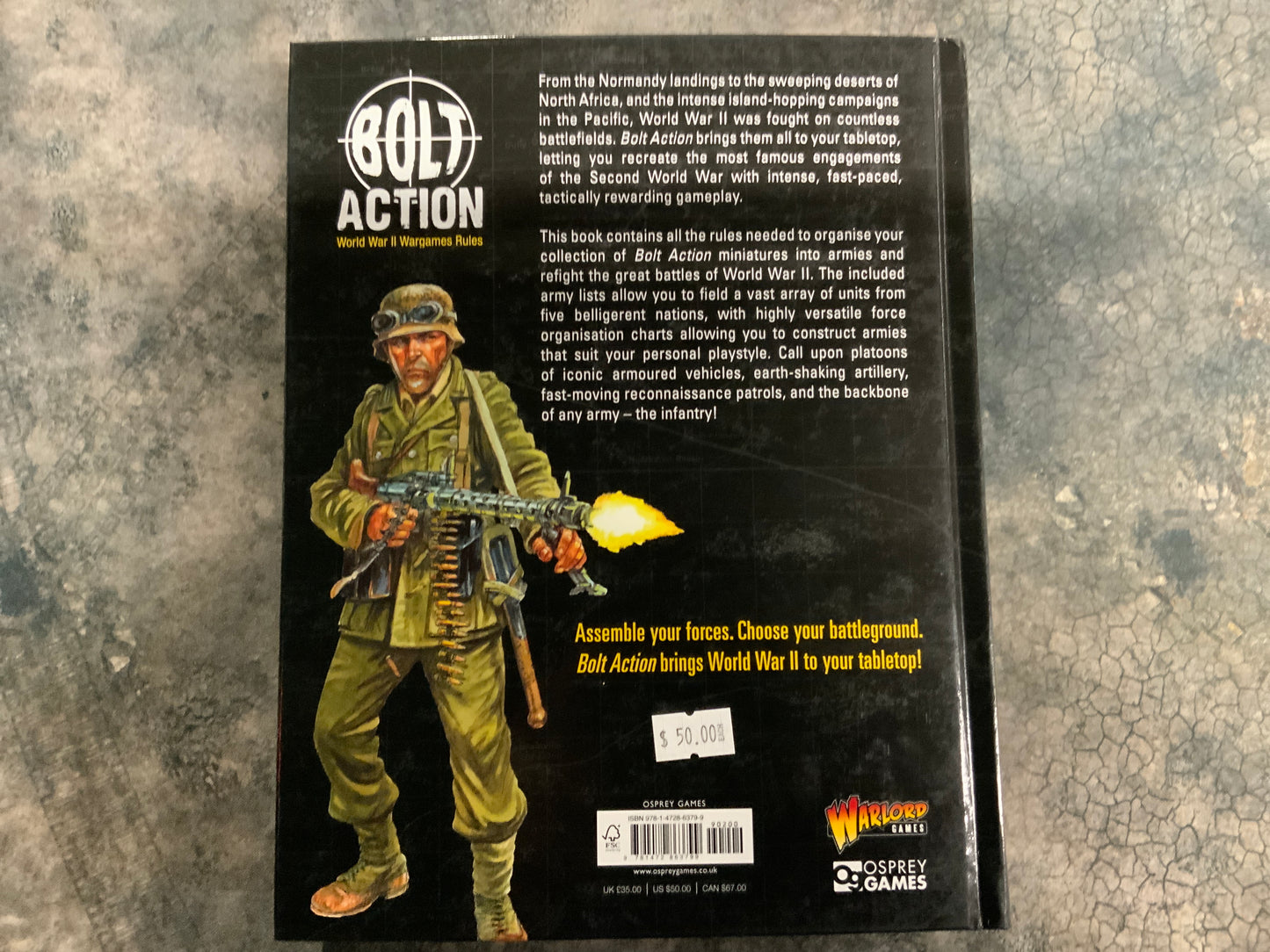 Bolt Action World War2 Wargames Rule Book Third Edition