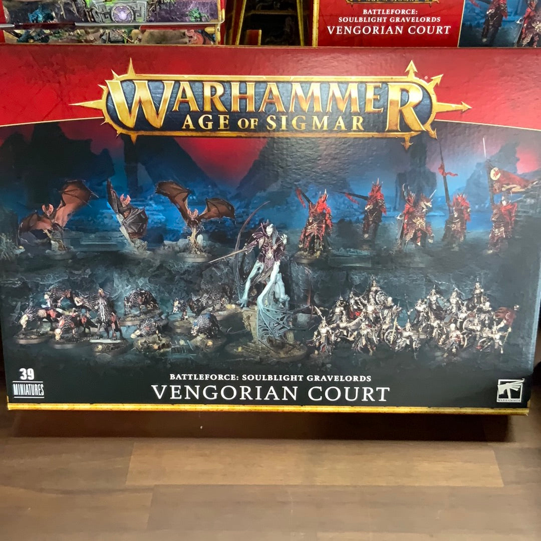 Warhammer Age of Sigmar Battleforce: Soulblight Gravelords Vengorian Court