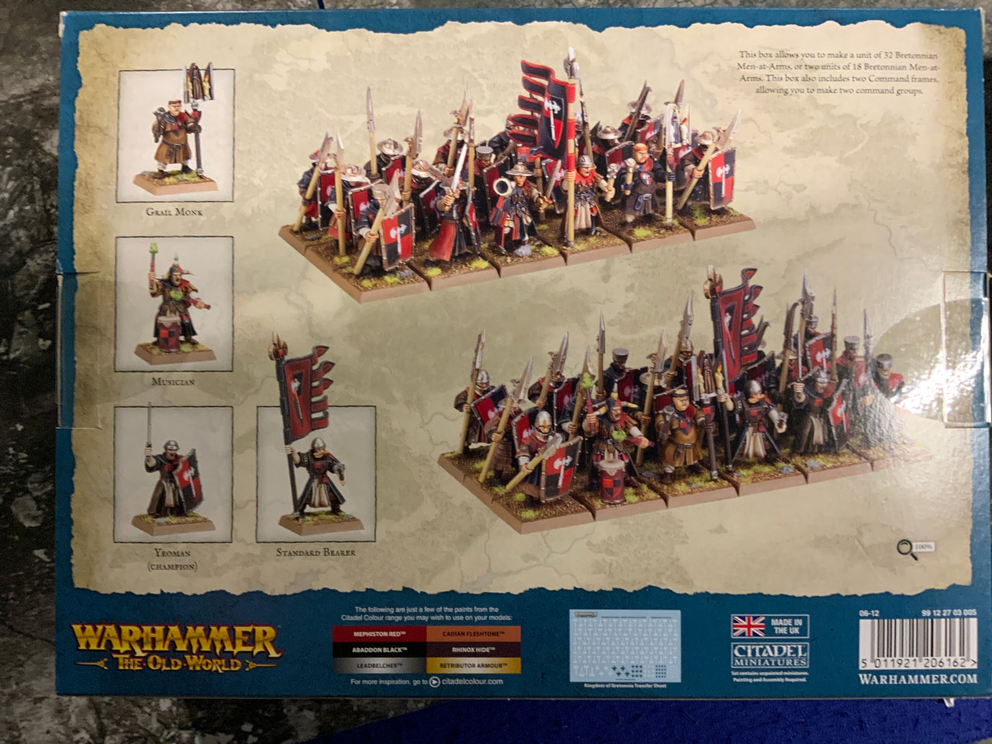 Warhammer The Old War Kingdom of Bretonnia Men-At-Arms