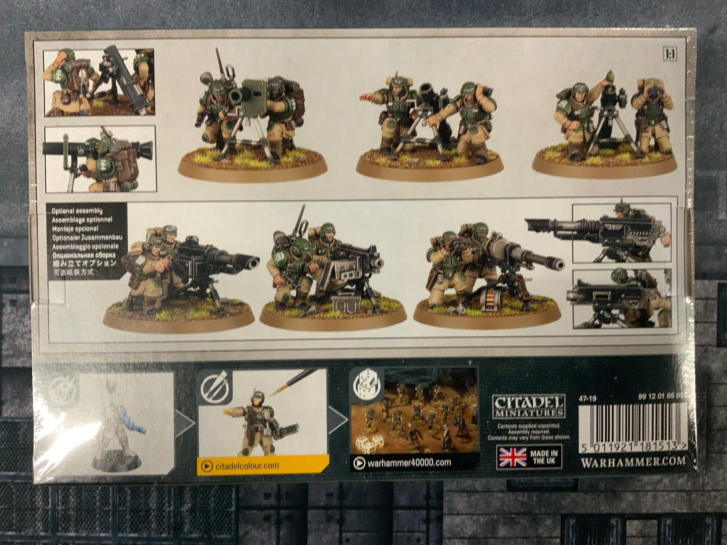 Warhammer 40,000 Astra Militarum Heavy Weapons Squad