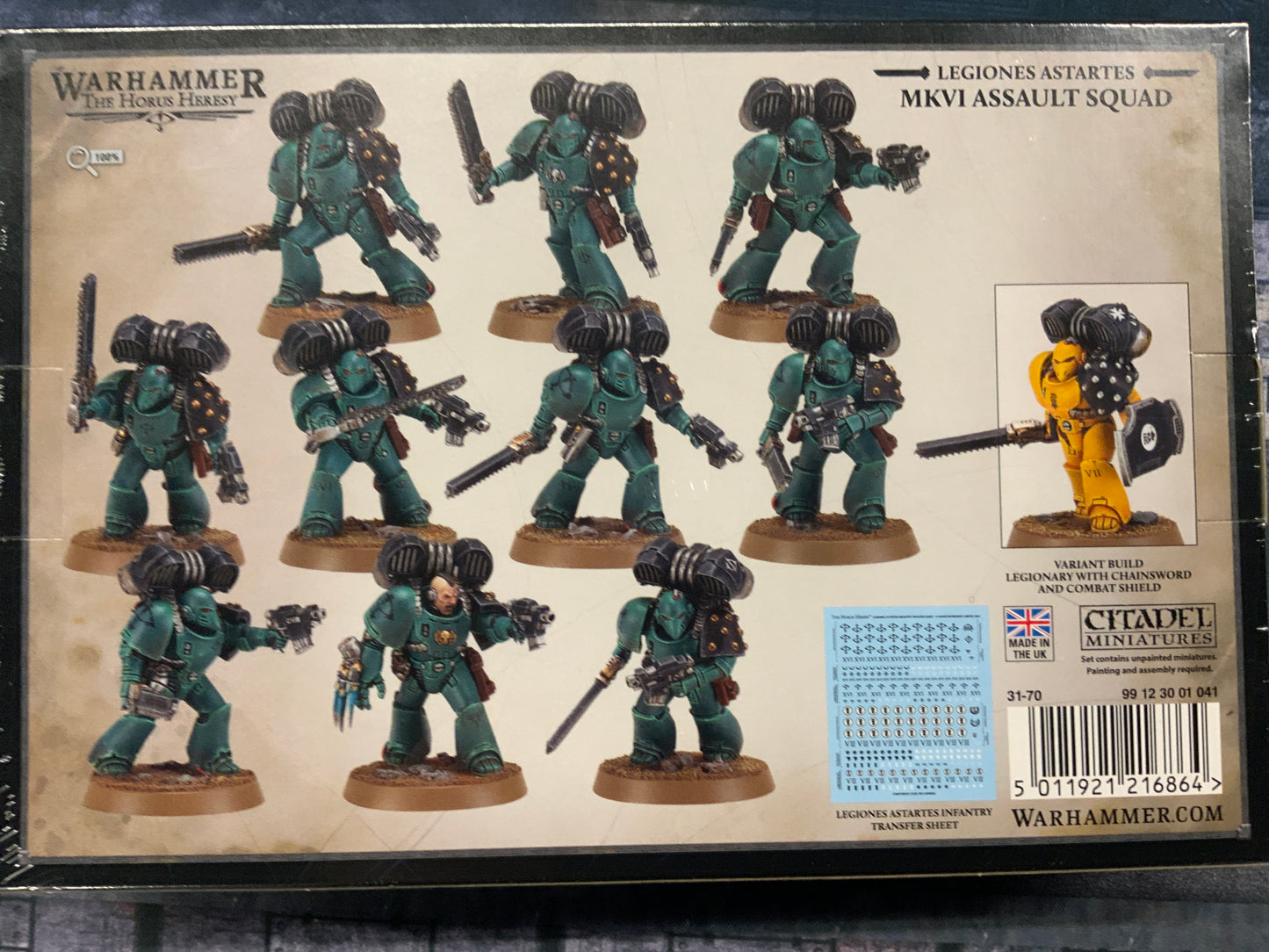 Warhammer The Horus Heresy Legiones Astartes MKVI Assault Squad