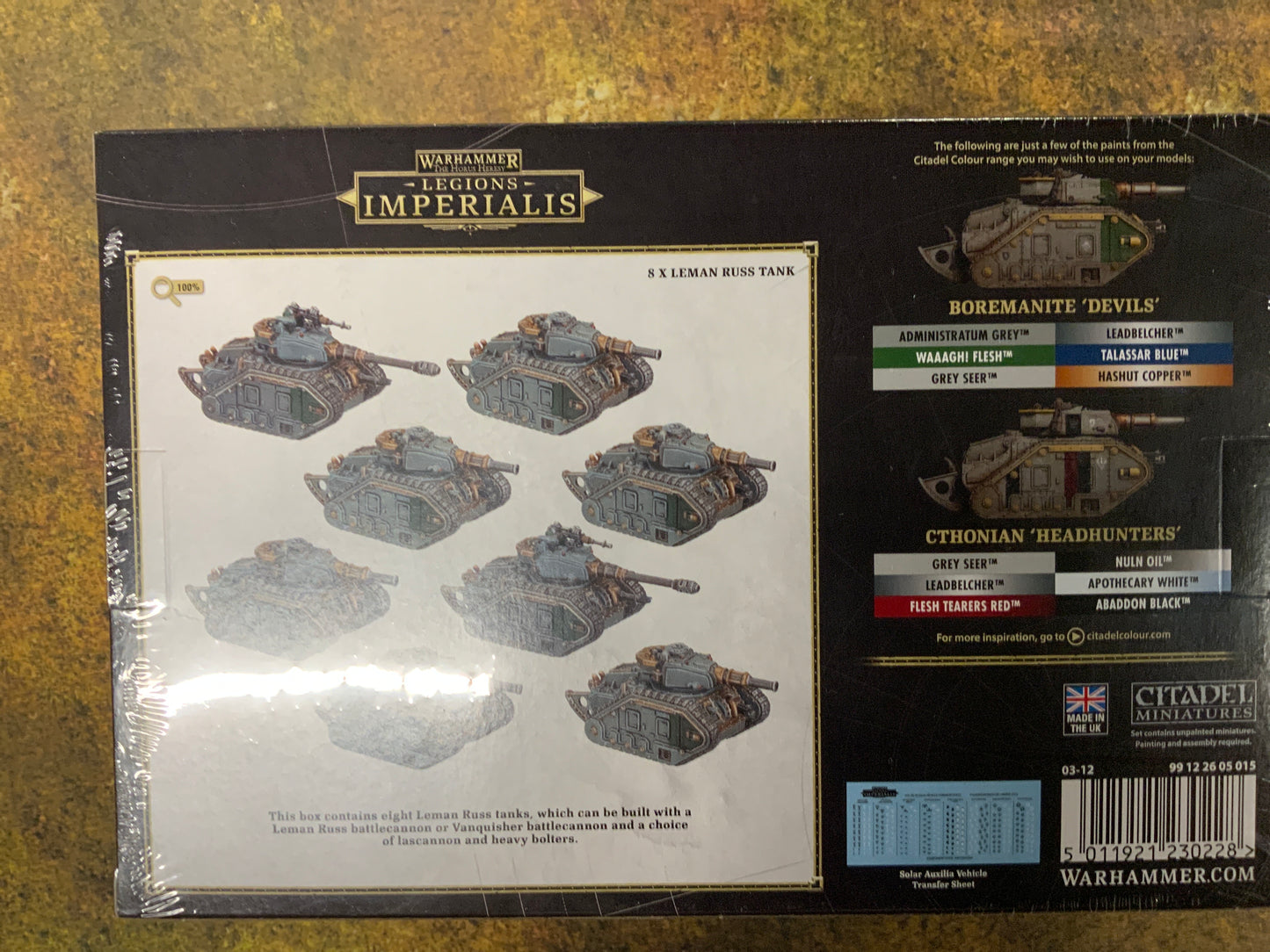 Warhammer Legions Imperialis Solar Auxilia Leman Russ Strike Squadron