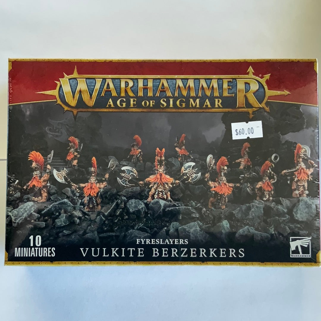 Warhammer Age Of Sigmar Fireslayers Vulkite Berzerkers