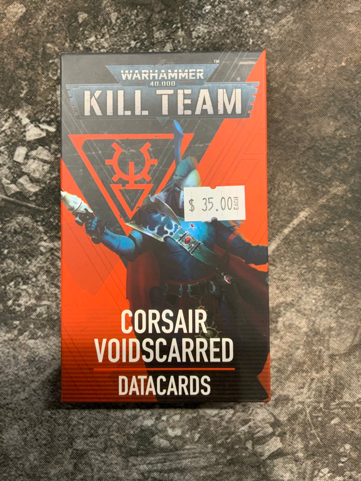 Warhammer Kill Team Corsair Voidscarred Datacards