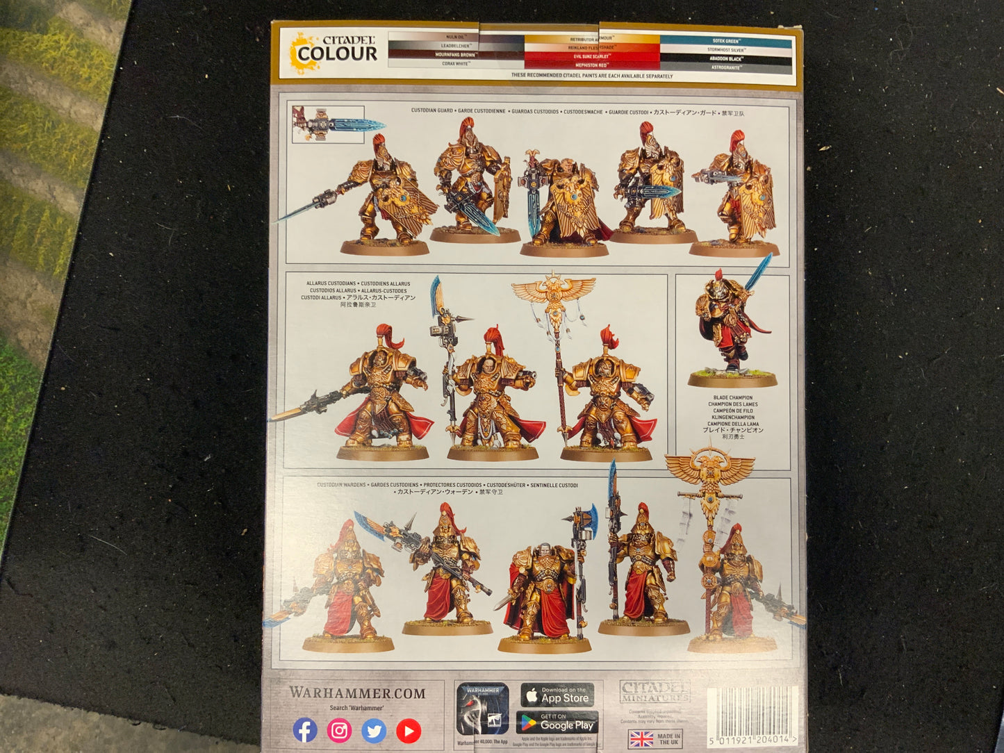 Warhammer 40k Adeptus Custodes Combat Patrol