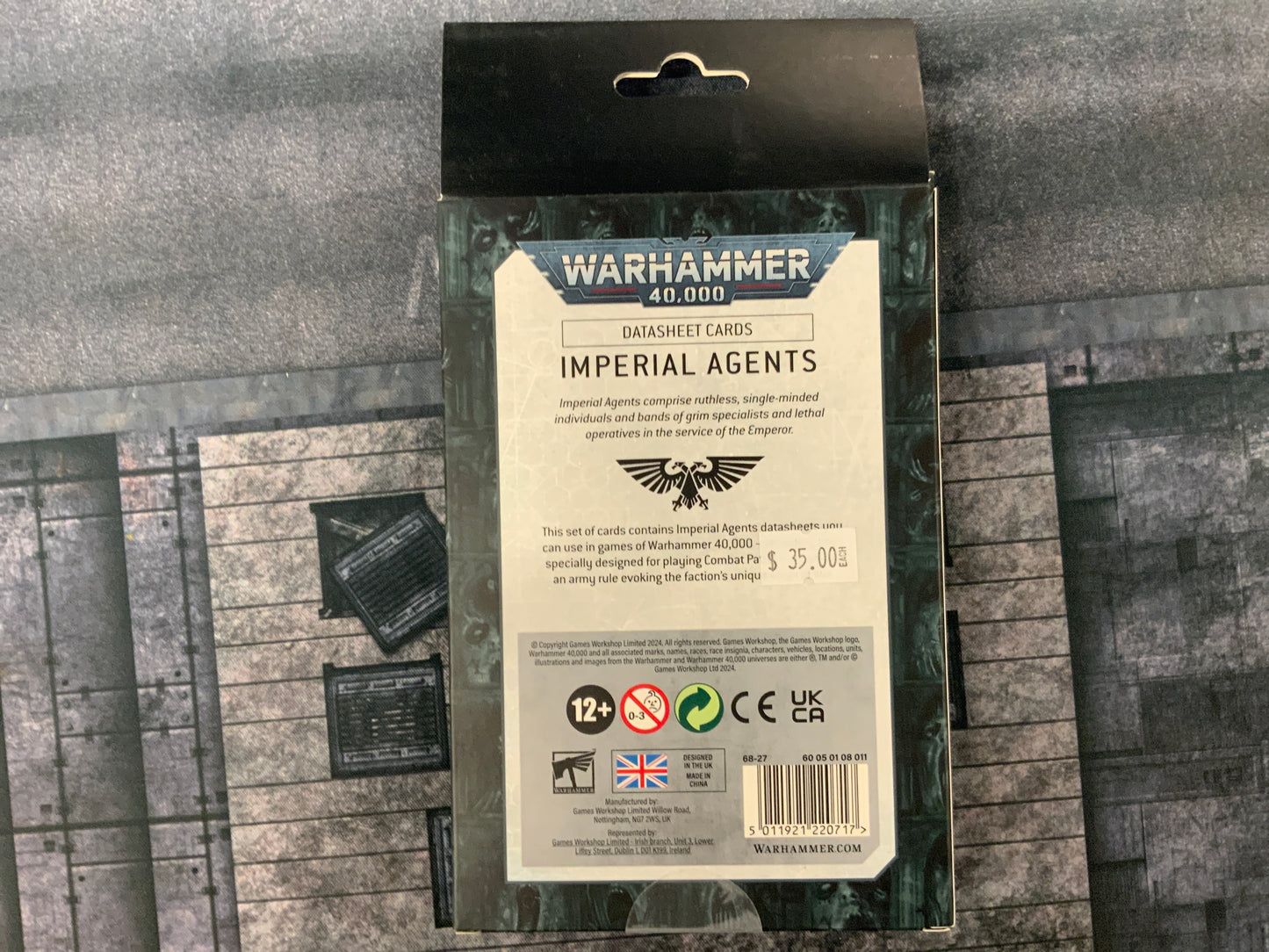 Warhammer 40,000 Datasheet Cards Imperial Agents