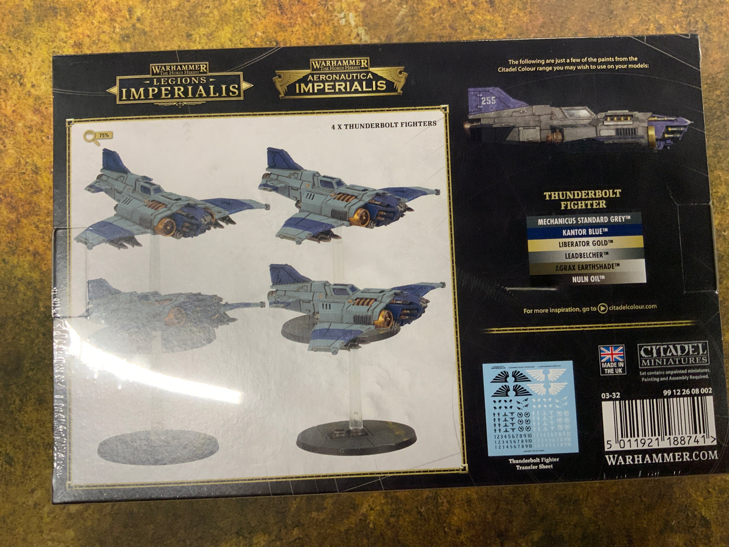 Warhammer Legions Imperialis Solar Auxilia Thunderbolt Fighter Squadron