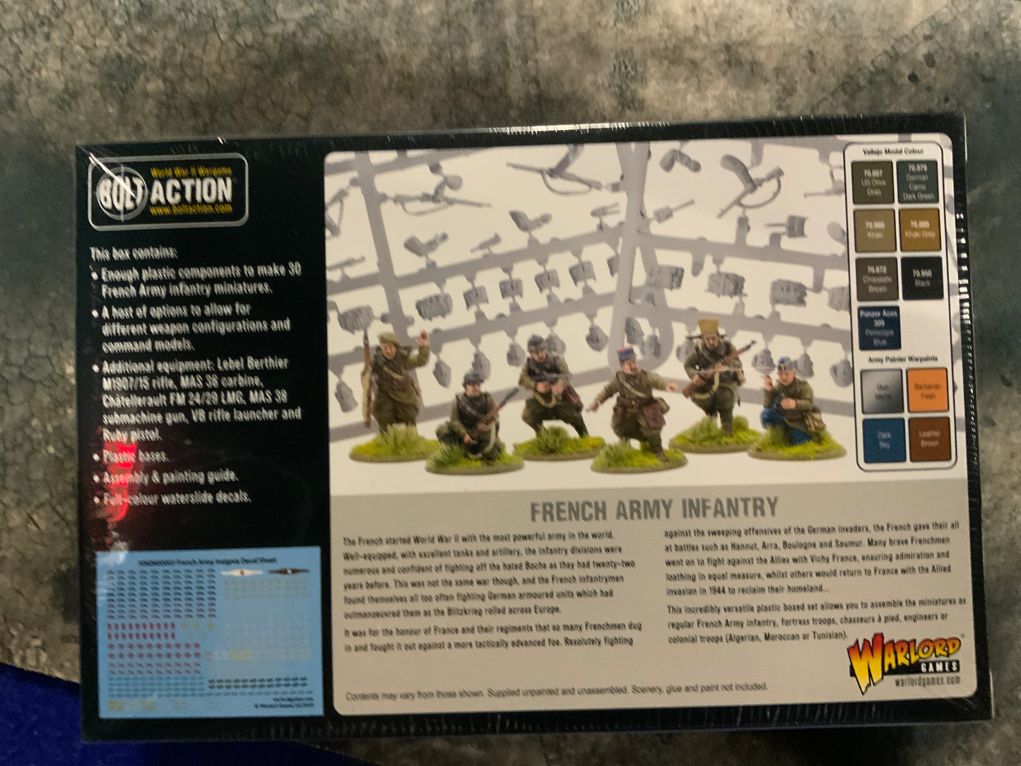 French Army Infantry Minis