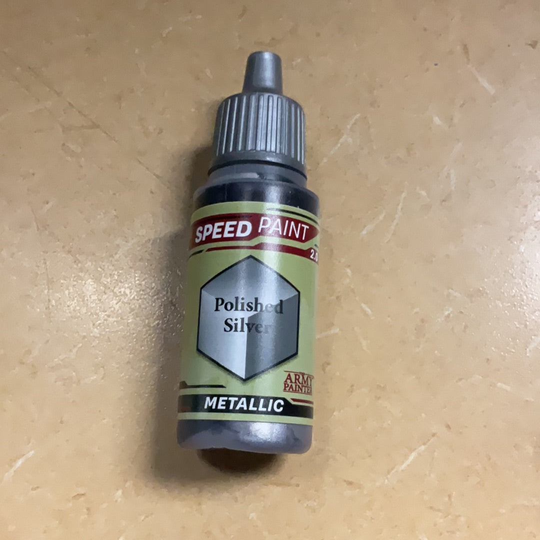 The Army Painter Speed Paint Polished Silver Metallic WP2071