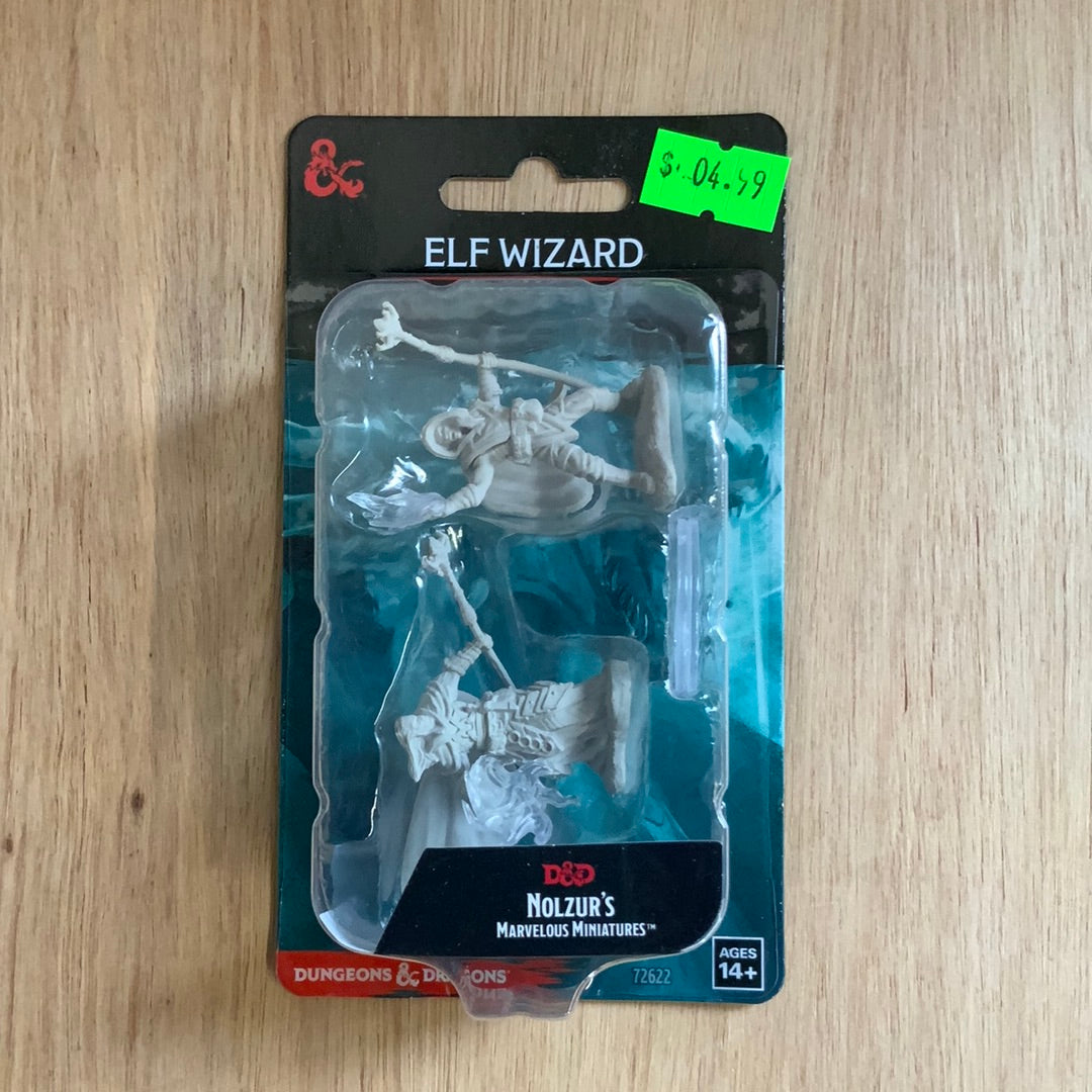 D&D Elf Wizard Miniature