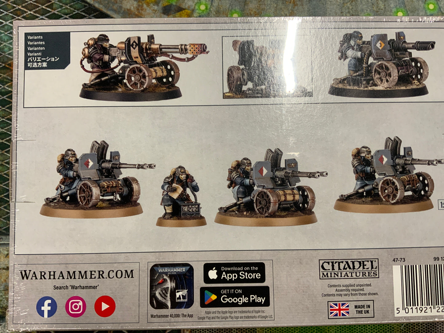 Warhammer 40,000 Astra Militarum Krieg Heavy Weapons Squad