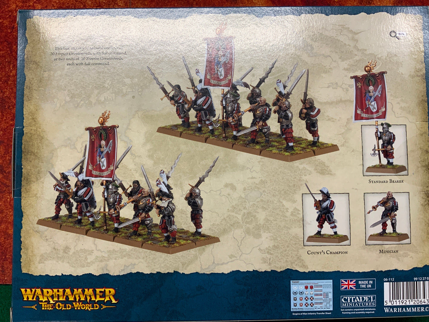 Warhammer The Old World Empire Of Man Empire Greatswords