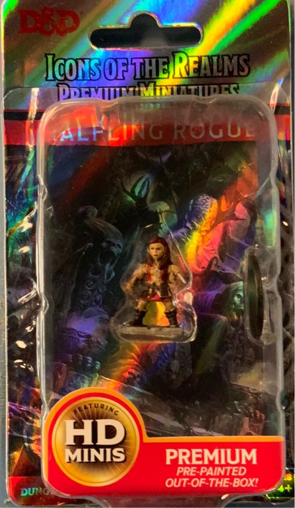 Painted DND figure- Halfling Rogue