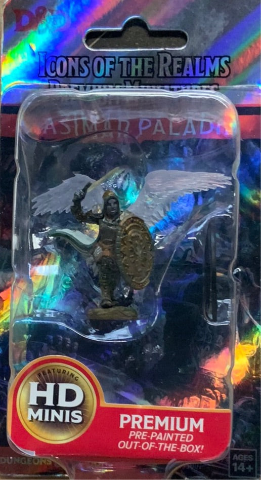 Painted DND figure- Aasimar Paladin