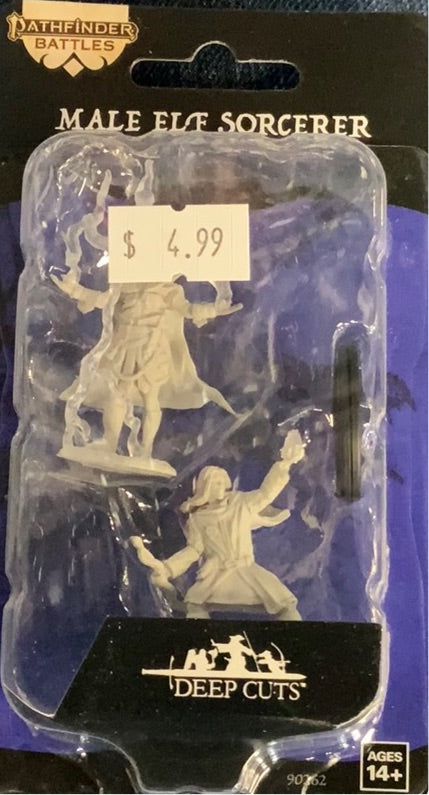 Pathfinder Battles Figure - Male Elf Sorcerer