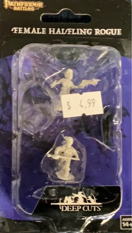 Pathfinder Battles Figure - Female Halfling Rogue