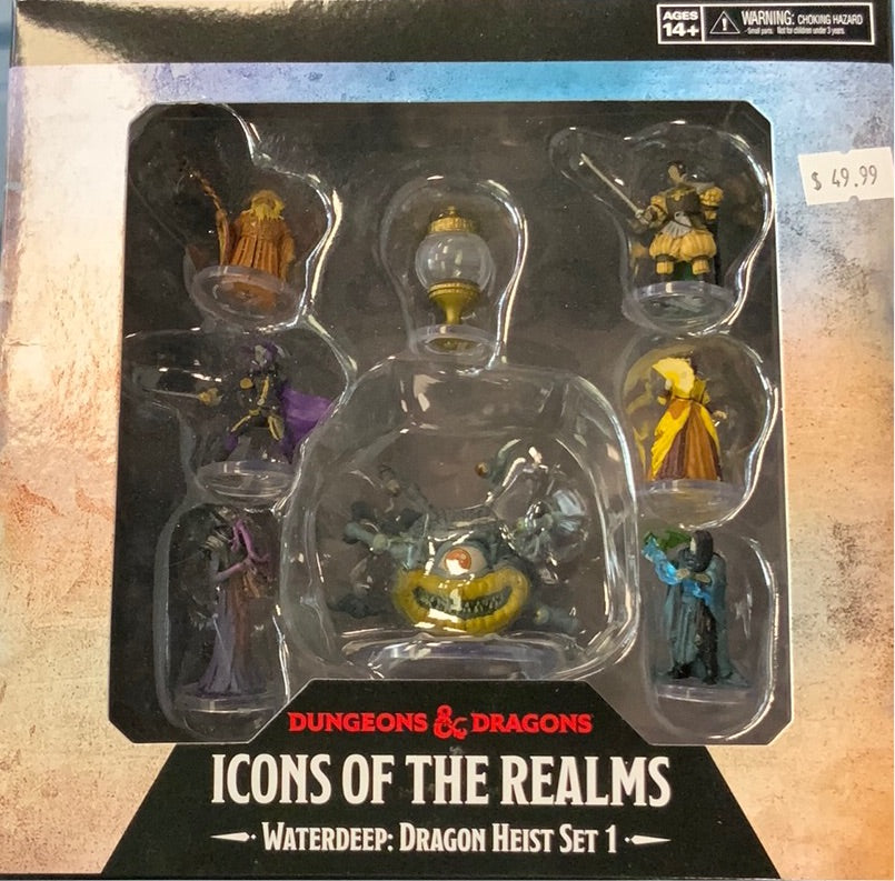 Painted DND figure set- Waterdeep: Heist Set 1