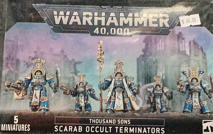 Warhammer 40,000 Thousand Sons - Scarab Occult Terminators