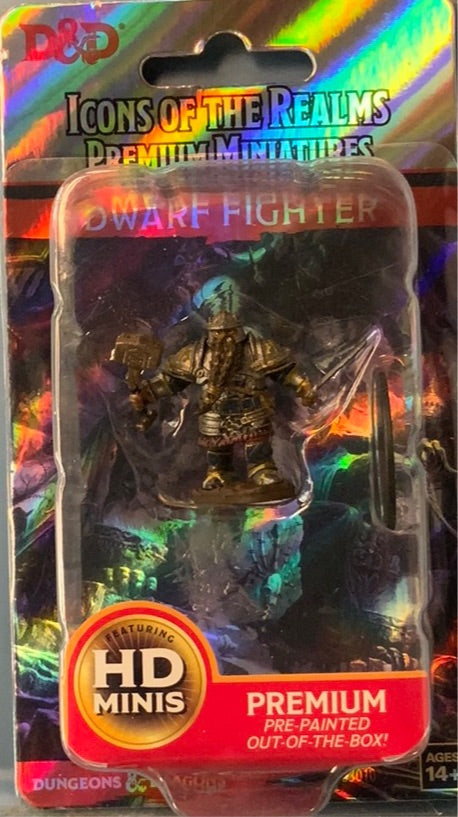 Painted DND figure- Dwarf Fighter