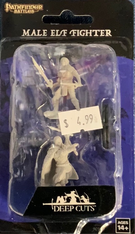 Pathfinder Battles Figure - Male Elf Fighter