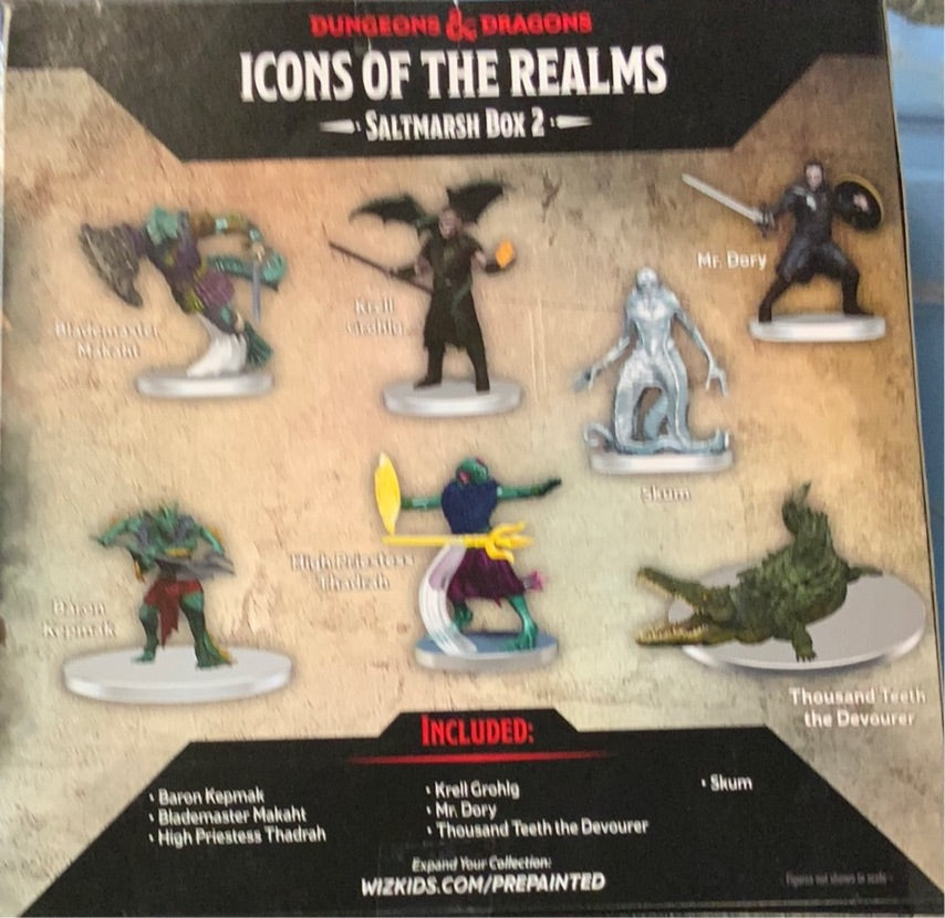 Painted DND figure set- Saltmarsh box 2