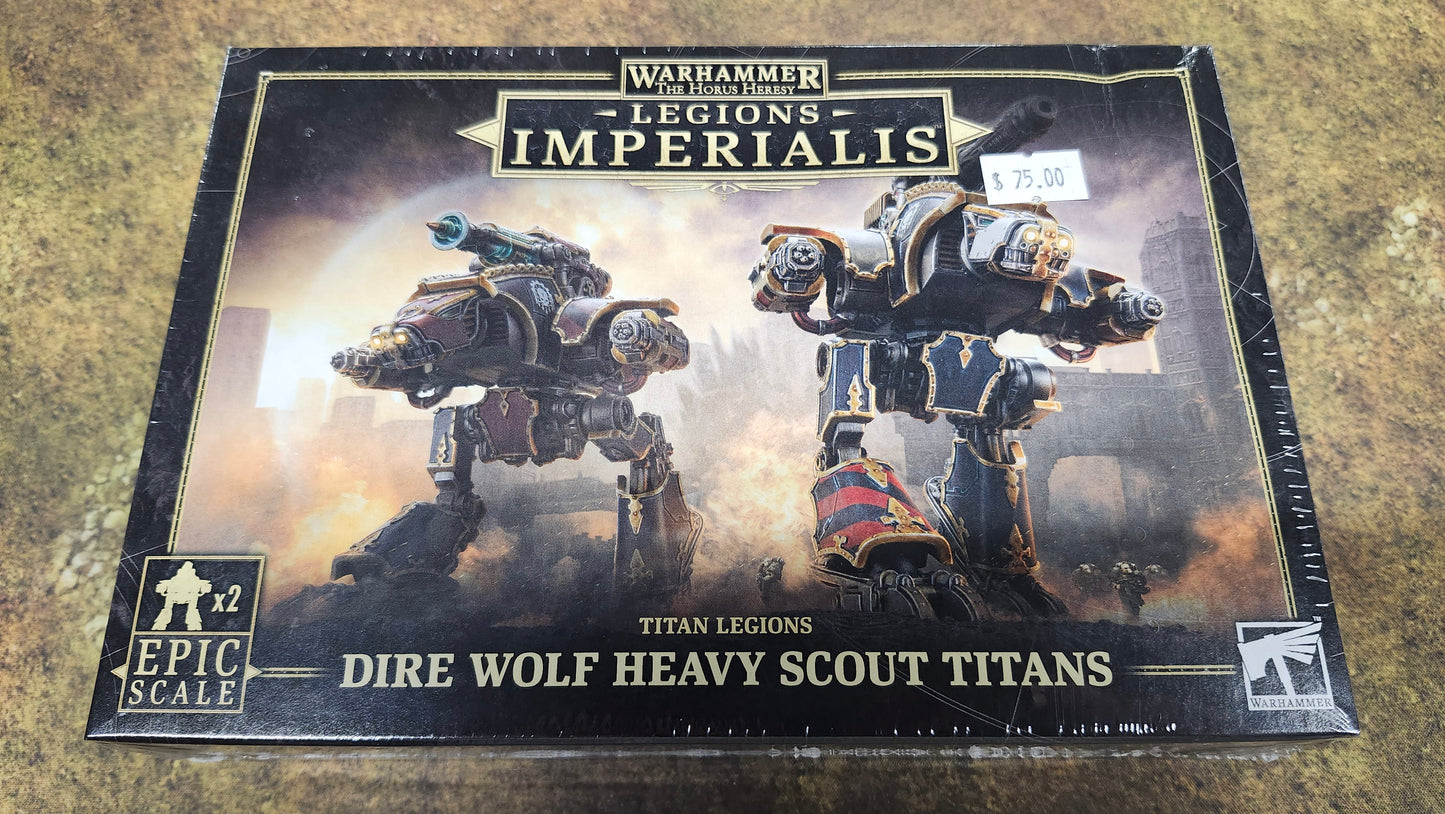 Warhammer Legions Imperialis Titan Legions Dire Wolf Heavy Scout Titans