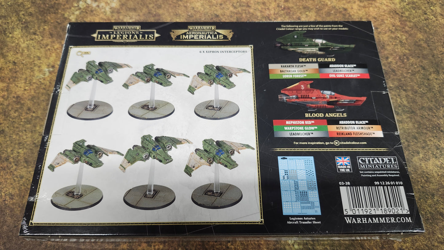 Warhammer Legions Imperialis Legiones Astartes Xiphon Interceptor Squadron