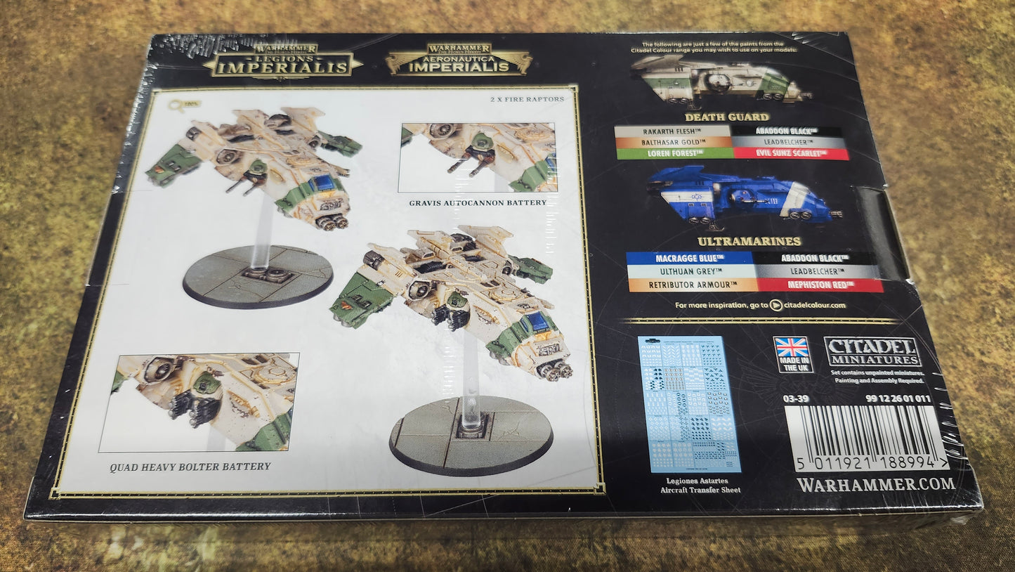 Warhammer Legions Imperialis Fire Raptor Gunship Squadron